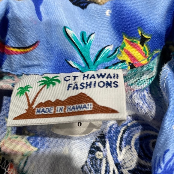 Vintage CT Hawaii Fashion kids button down size 6 - Picture 2 of 8